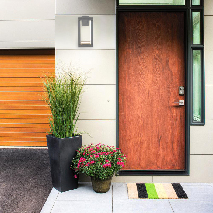 Настенный светильник уличный Frame 1527 TECHNO LED серый Elektrostandard