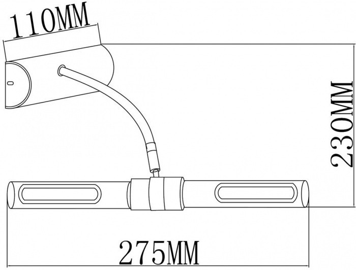 Подсветка для картин Вернисаж 502020802 De Markt