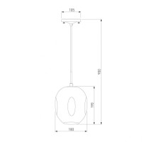 Подвесной светильник Eurosvet Mill 50195/1 черный жемчуг