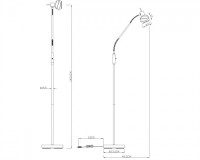 Торшер Elliott 54341-1S Globo Торшер Elliott 54341-1S Globo