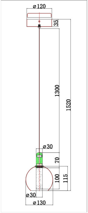 Подвесной светильник Valley A1023SP-1BC Arte Lamp