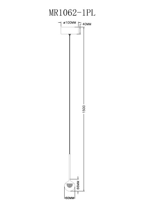 Подвесной светильник Kollins MR1062-1PL MyFar