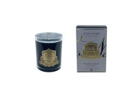 Свеча 185гр.60ч."Champagne Rose" черная с золотом Côte Noire