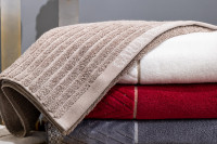 Полотенце "Стелла" 70*140 светло-коричневое