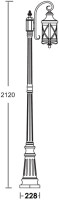 Наземный фонарь LUCERNA 84809/18/PartA Bl Oasis Light