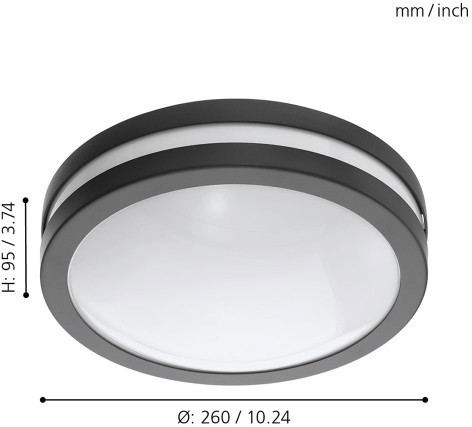 Настенный светильник уличный Locana-c 97237 Eglo
