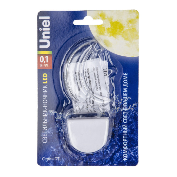 Ночник  DTL-315 Месяц/White Uniel