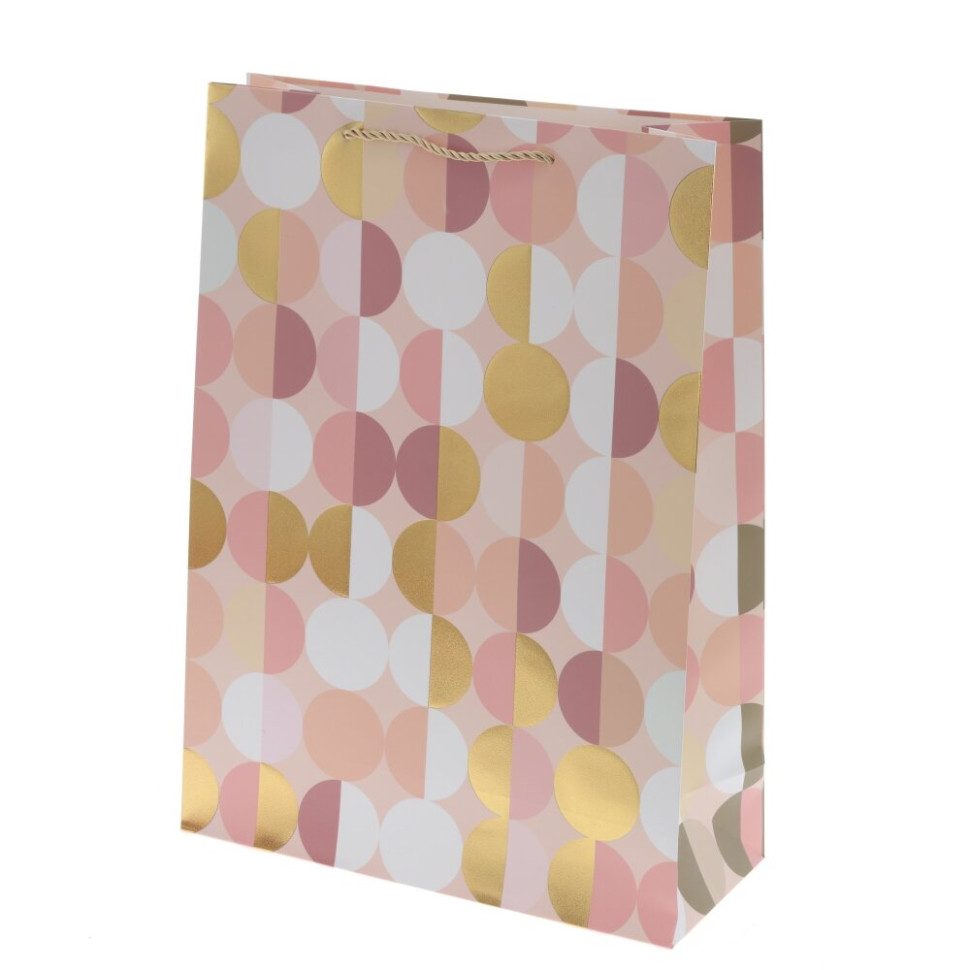 Пакет подарочный L (бумага 210г/м2, блок микс 12шт), L30 W12 H41,5 см, 4в.