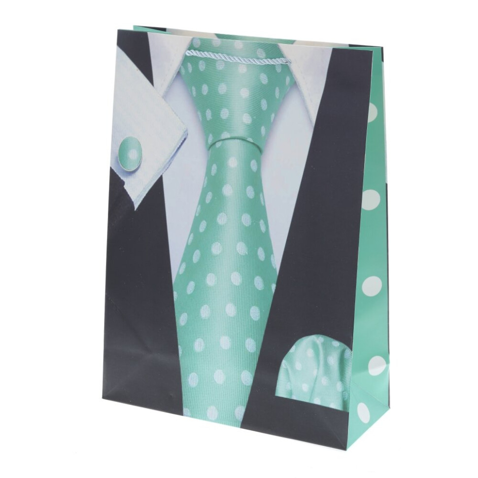 Пакет подарочный L (бумага 210г/м2, блок микс 12шт), L30 W12 H41,5 см, 4в.