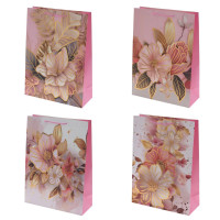 Пакет подарочный L (бумага 210г/м2, блок микс 12шт), L30 W12 H41,5 см, 4в.