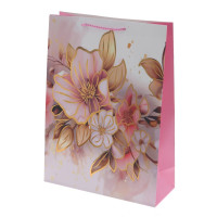 Пакет подарочный L (бумага 210г/м2, блок микс 12шт), L30 W12 H41,5 см, 4в.