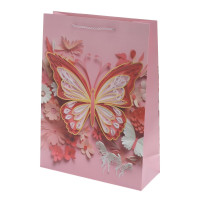 Пакет подарочный L (бумага 210г/м2, блок микс 12шт), L30 W12 H41,5 см, 4в.