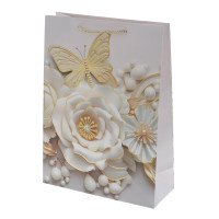 Пакет подарочный L (бумага 210г/м2, блок микс 12шт), L30 W12 H41,5 см, 4в.