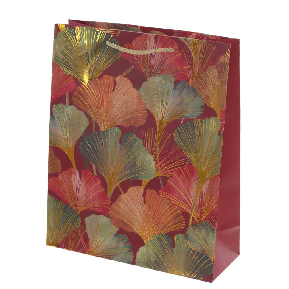 Пакет подарочный L (бумага 210г/м2, блок микс 12шт), L30 W12 H41,5 см, 4в.