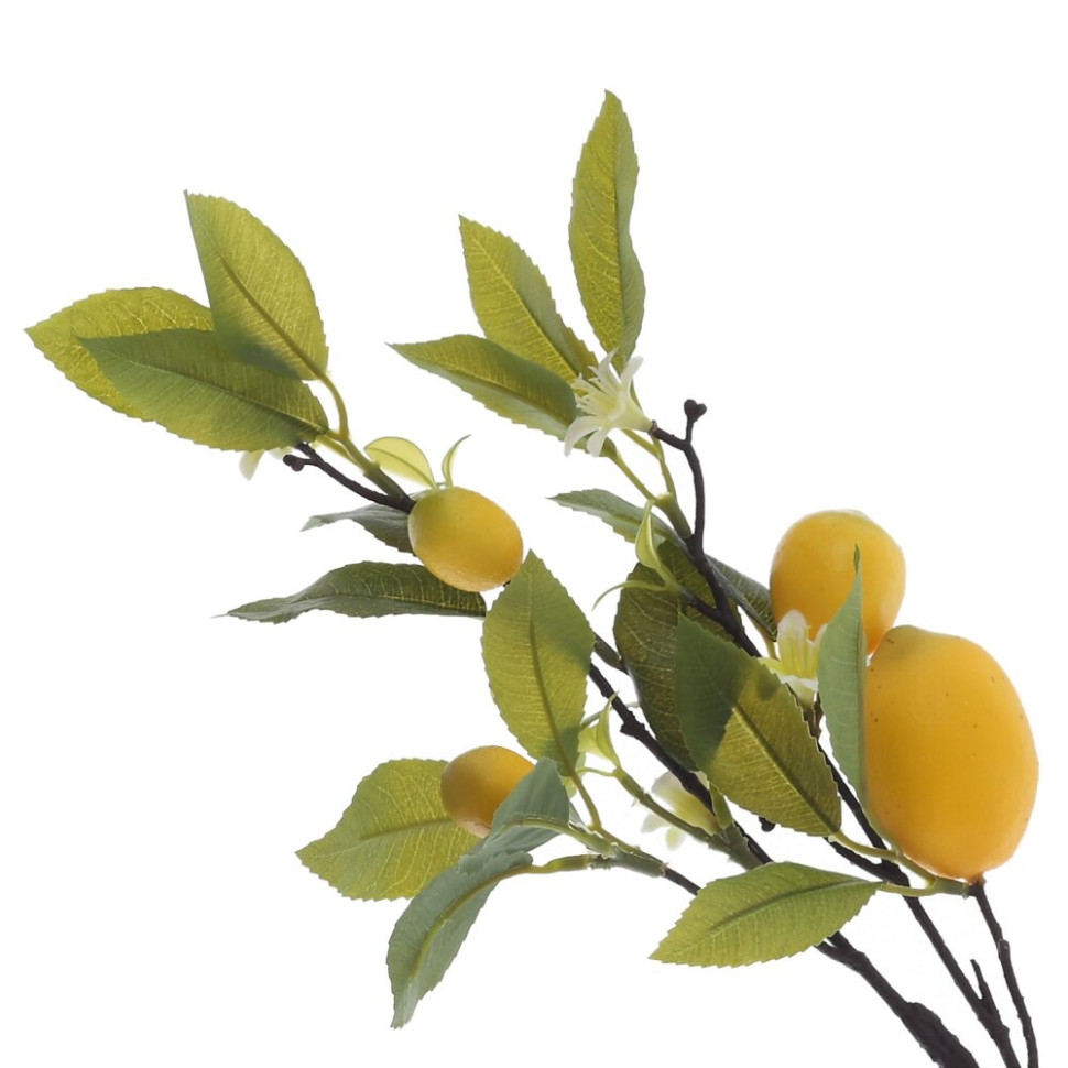 Ветка искусственная "Лимон", L16 W4 H61 см