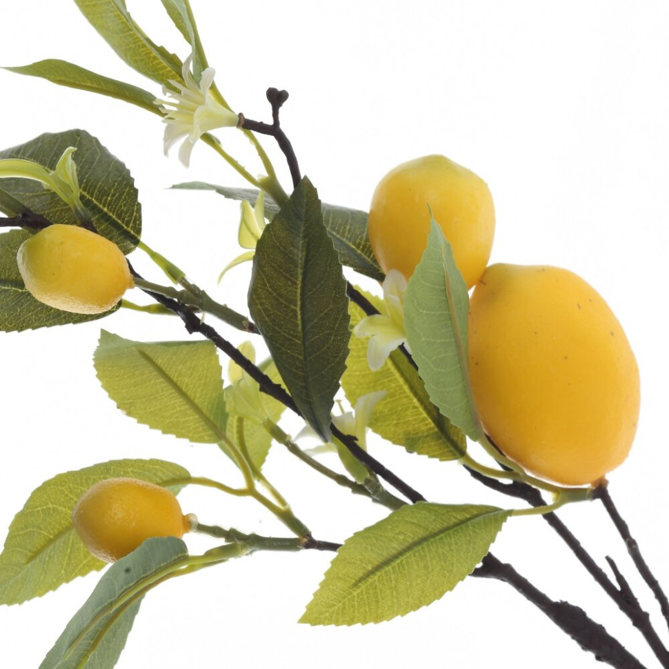 Ветка искусственная "Лимон", L16 W4 H61 см