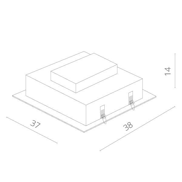 Точечный светильник Cardani Grande A5935PL-4BK Arte Lamp