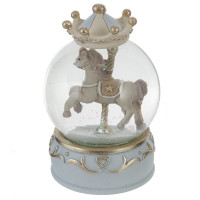 Фигурка декоративная в стекл шаре "Карусель", D 6,5 см, L6,5 W6,5 H10 см, 3в.