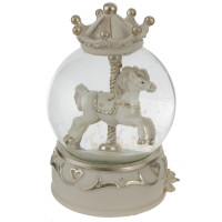 Фигурка декоративная в стекл шаре "Карусель", D 6,5 см, L6,5 W6,5 H10 см, 3в.