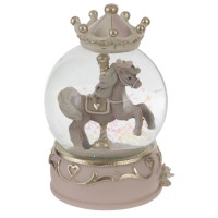Фигурка декоративная в стекл шаре "Карусель", D 6,5 см, L6,5 W6,5 H10 см, 3в.