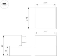 Точечный светильник GRIGLIATO 051140 Arlight Точечный светильник GRIGLIATO 051140 Arlight