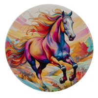 Декоративная подставка под горячее "Лошадь", D 10 см, L10 W10 H0,5 см, 4в.