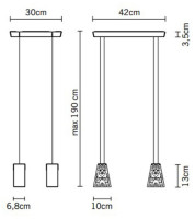 Подвесной светильник Flow D69A0700 flow Fabbian
