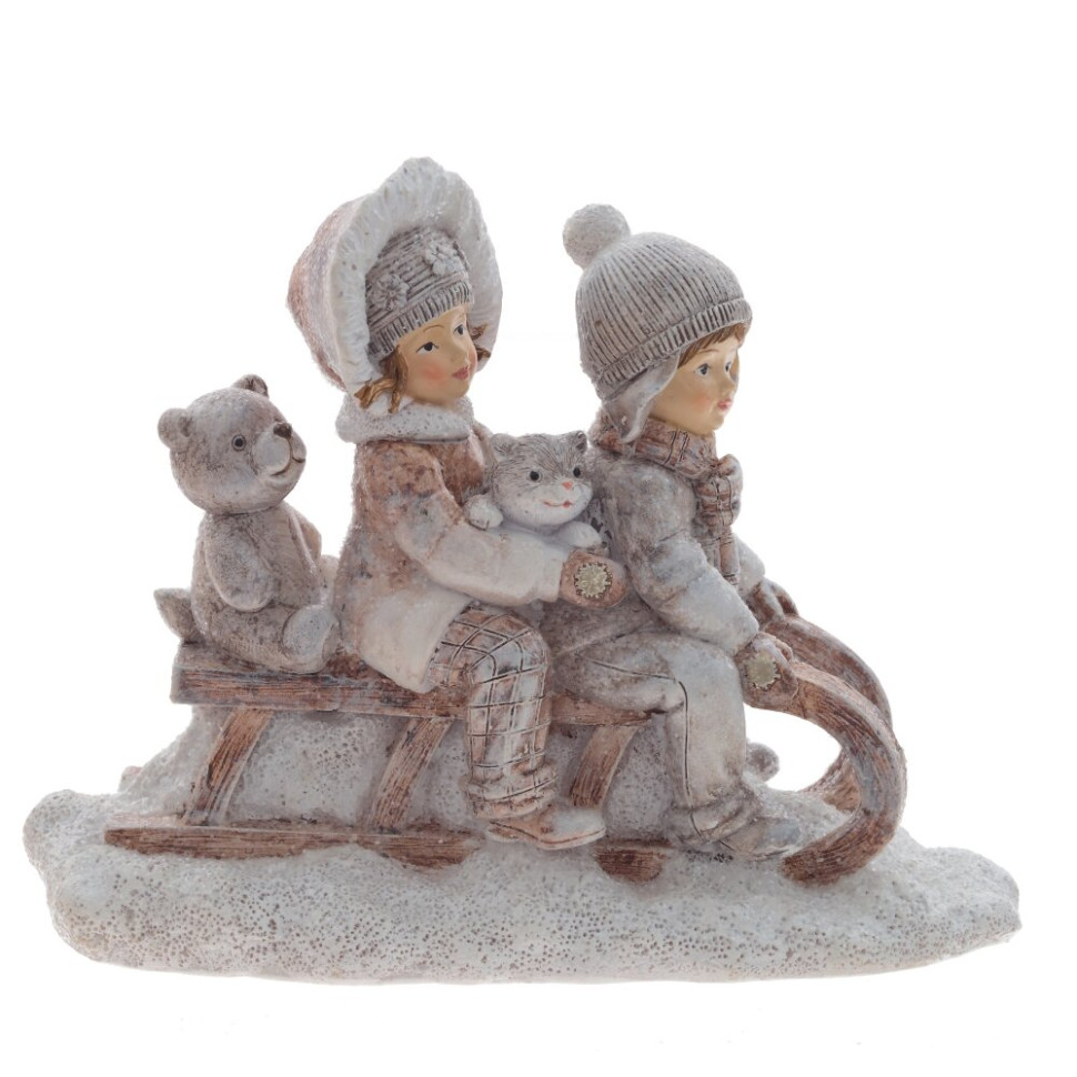 Фигурка декоративная "Дети", L16 W6,5 H12 см