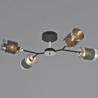 Потолочная люстра  01405-3.3-04B BK+CR Reluce