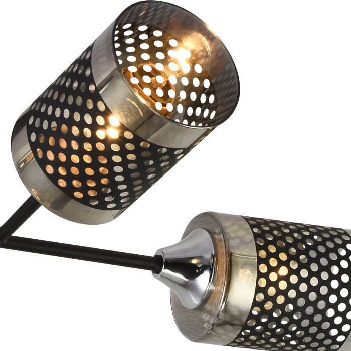 Потолочная люстра  01405-3.3-04B BK+CR Reluce