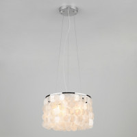 Подвесная люстра Sandra 60005/3 хром / перламутр Eurosvet