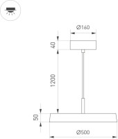 Подвесной светильник  033922(1) Arlight