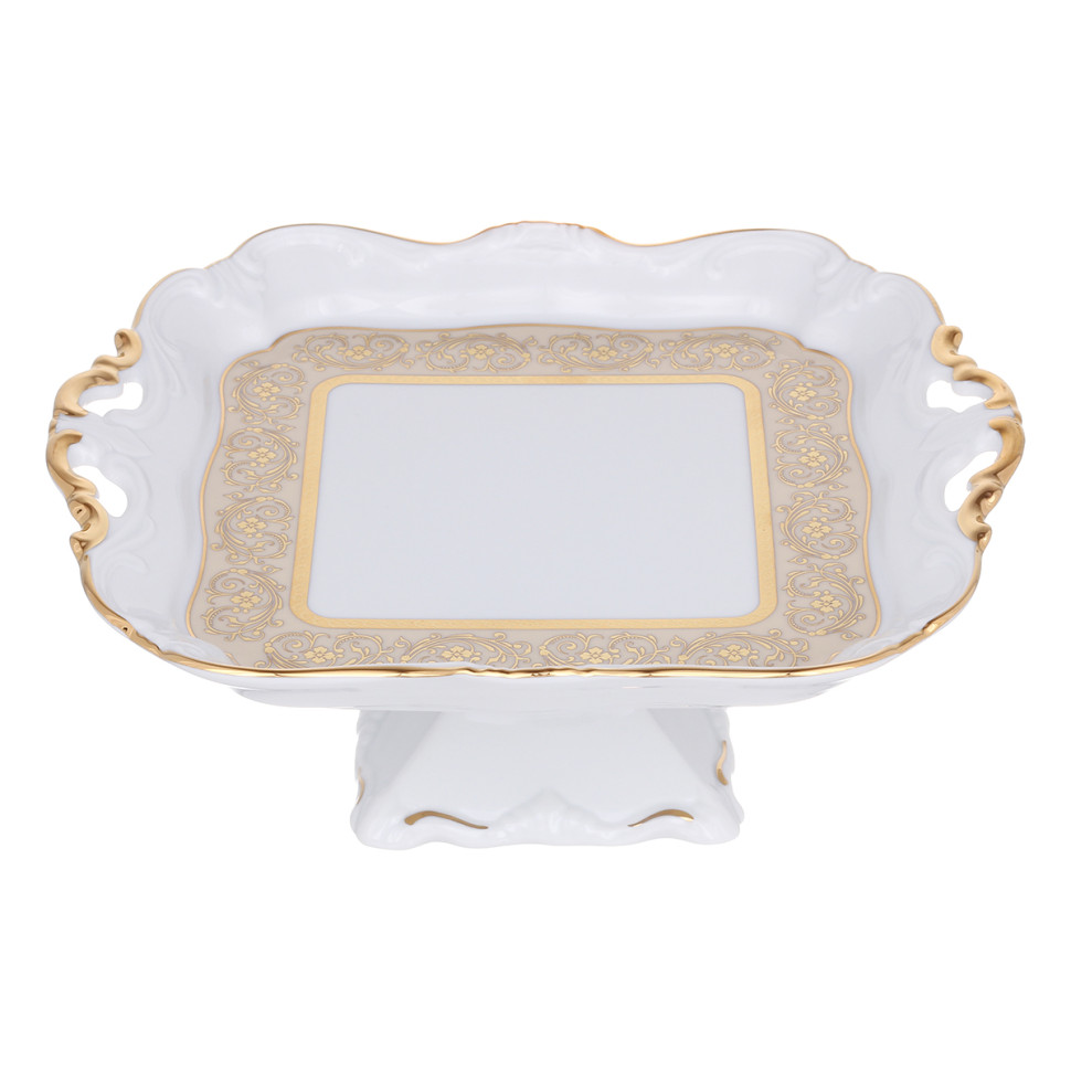 Блюдо квадратное н/н 21см."Декор 2758"