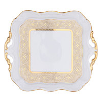 Блюдо квадратное н/н 21см."Декор 2758"