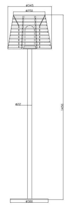 Торшер Velorum 836018 Deko-Light