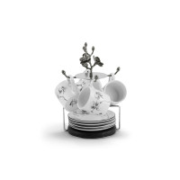 Набор для кофе Michael Aram "Black Orchid", на 4 персоны, 9 предметов