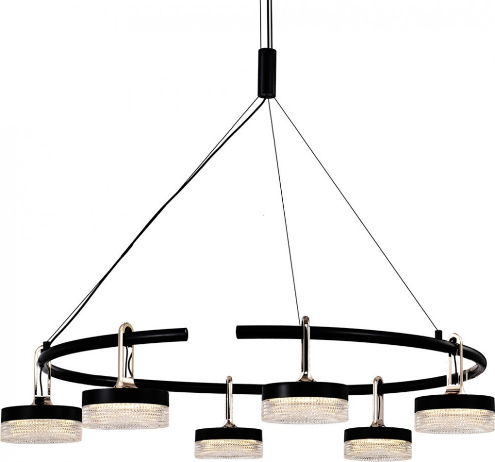 Подвесная люстра P0855 P0855-6C black DeLight Collection