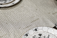 Текстильная дорожка для стола "Брасс" бежевая Текстильная дорожка для стола "Брасс" бежевая