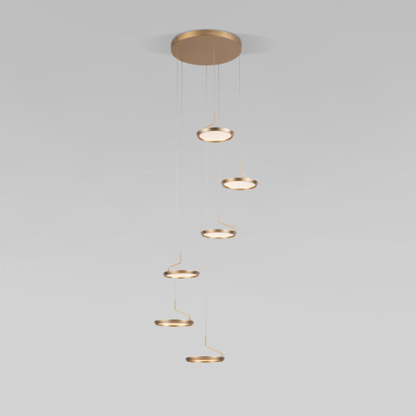 Подвесной светильник Crespella 90034/6  золото Eurosvet