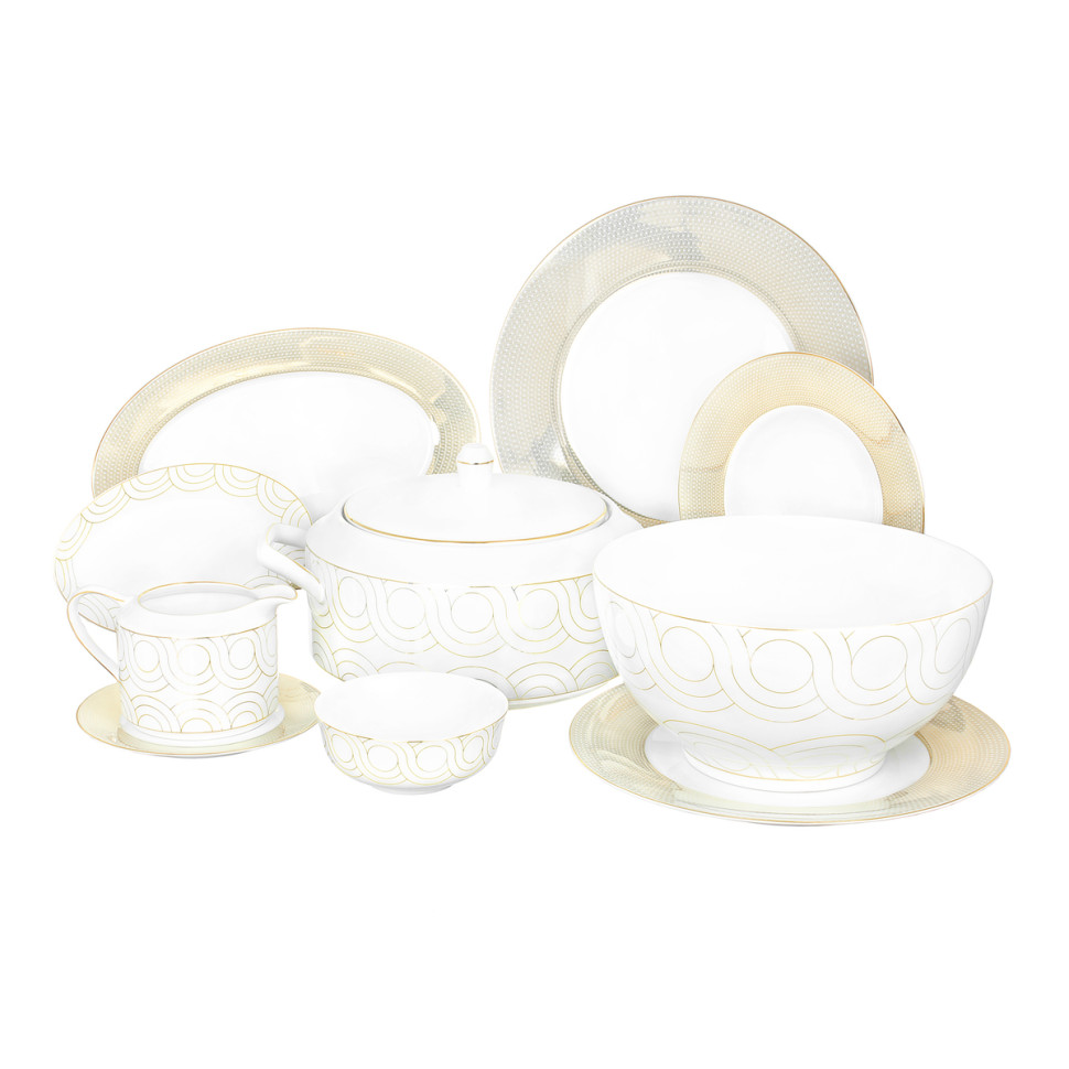 Сервиз столовый на 6перс.30пред."Infinity"