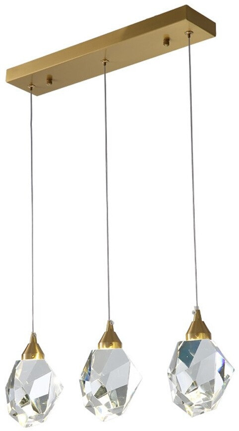 Подвесной светильник Crystal rock II 9701P/3L brass DeLight Collection