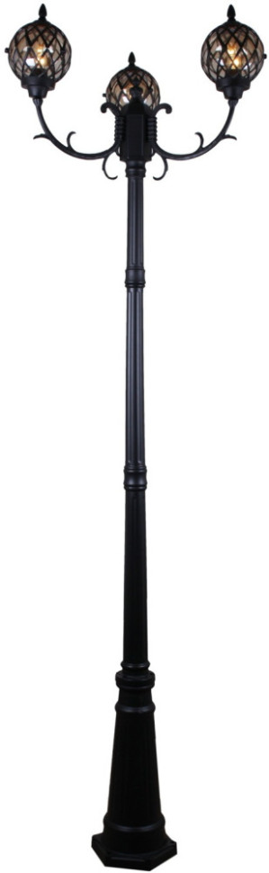 Наземный фонарь  09018-0.7-003SL 2,2m BK Reluce