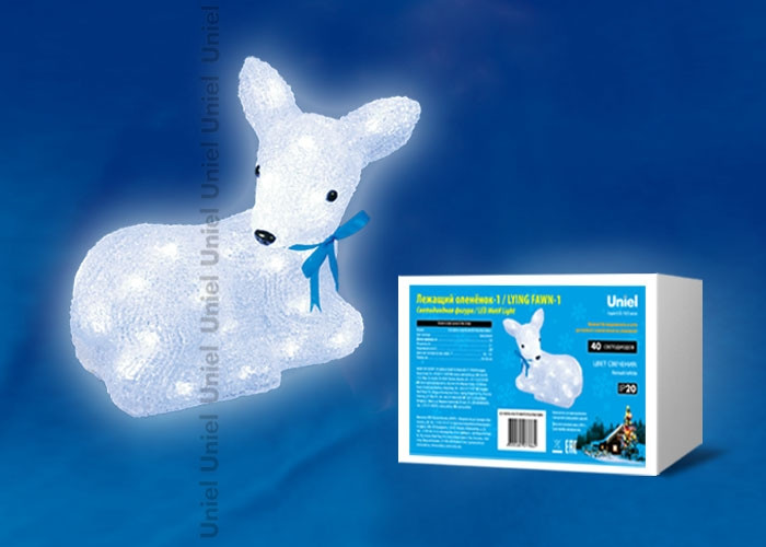 Световая фигура  ULD-M2926-040/STA WHITE IP20 LYING FAWN-1 Uniel