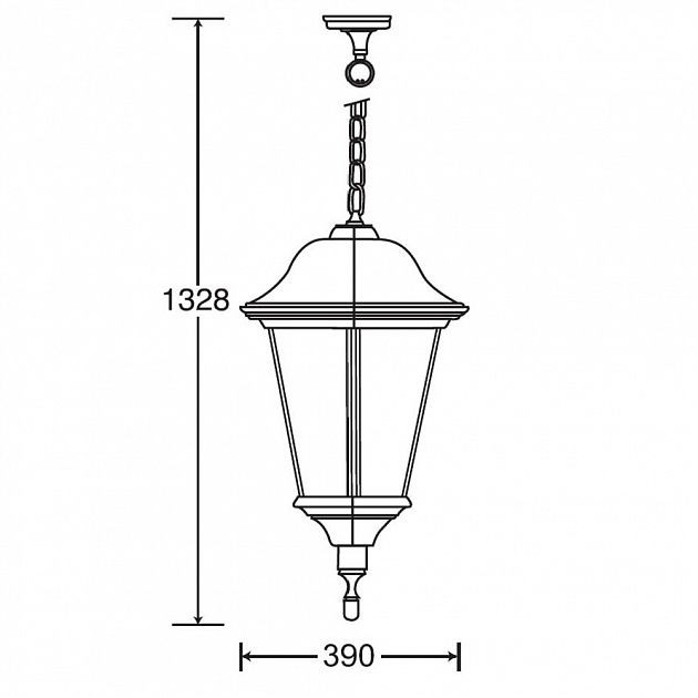 Уличный светильник подвесной  79820 Bl Oasis Light