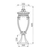 Уличный светильник Maytoni Fleur O414FL-01GB Уличный светильник Maytoni Fleur O414FL-01GB