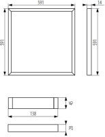 Светодиодная панель AVAR 26770 Kanlux
