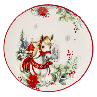 Тарелка "Лошадь", L21 W21 H2 см