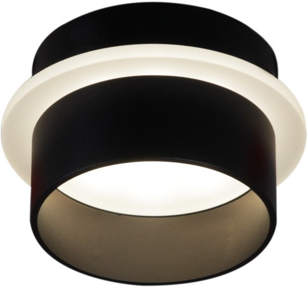 Точечный светильник  16075-9.5-001QR SMD7W BK Reluce