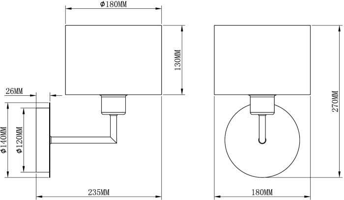 Бра Room V2730-1W Moderli