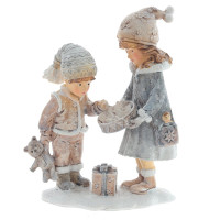 Фигурка декоративная "Дети", L10 W5 H12,5 см